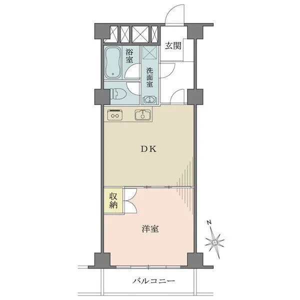 秀和麻布笄町レジデンス 間取図