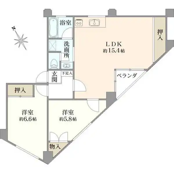 溝の口ビル 間取図