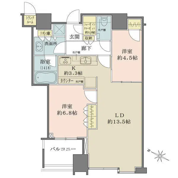 大崎ウエストシティタワーズ 間取図
