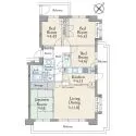 西葛西パーク・ホームズ 間取図