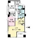 ジオ御所南　河原町二条 間取図
