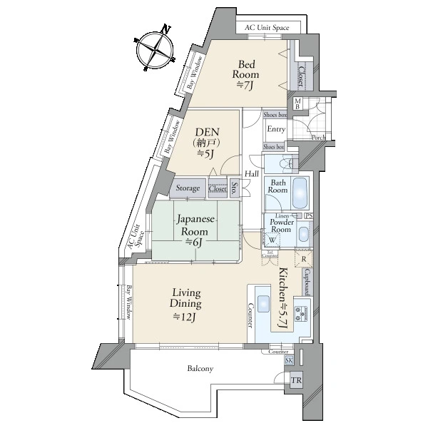 横浜テラス 間取図
