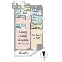 グランドコンシェルジュ新御徒町アジールコート 間取図