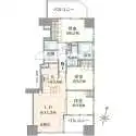Ｂｒｉｌｌｉａ護国寺富士見坂 間取図