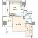 パークタワー芝公園 間取図