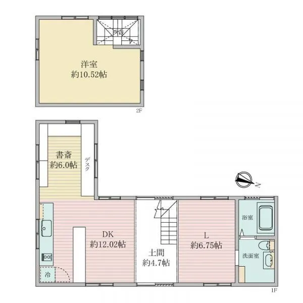 横浜市中区本牧間門 間取図