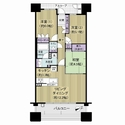 堺東ヴューモ 間取図