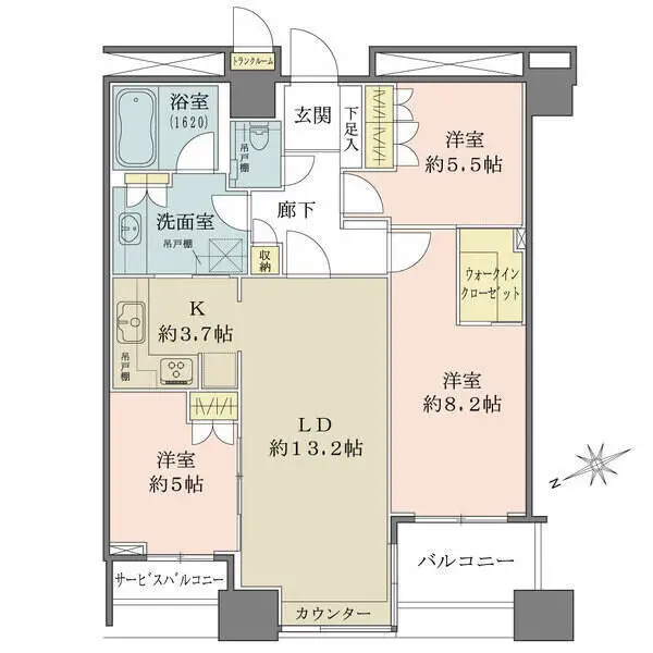 ザ・センター東京 間取図