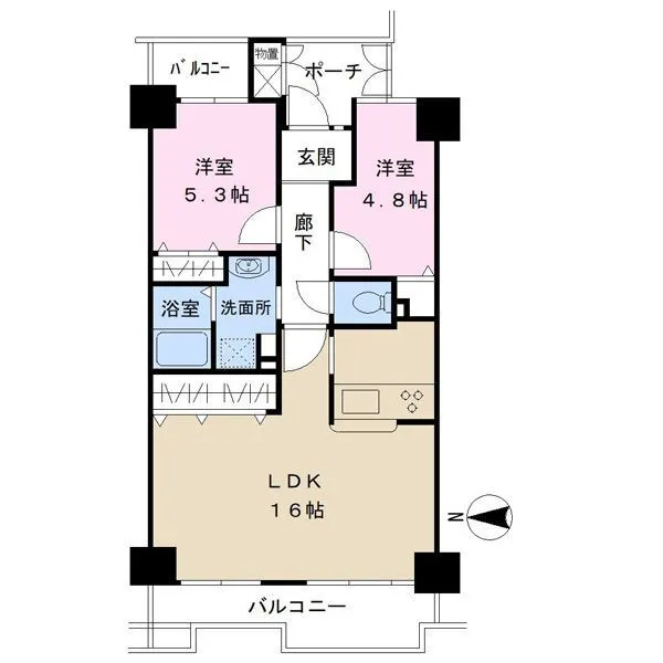 グリーンシティＯＳＡＫＡ 間取図