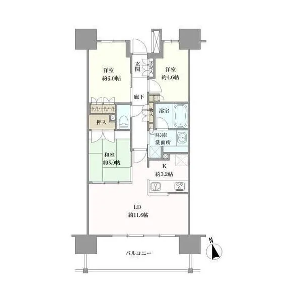 パークホームズ松戸シティフロント ３ＬＤＫ