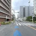 パークホームズ松戸シティフロント 前面道路（２０２６年７月撮影）