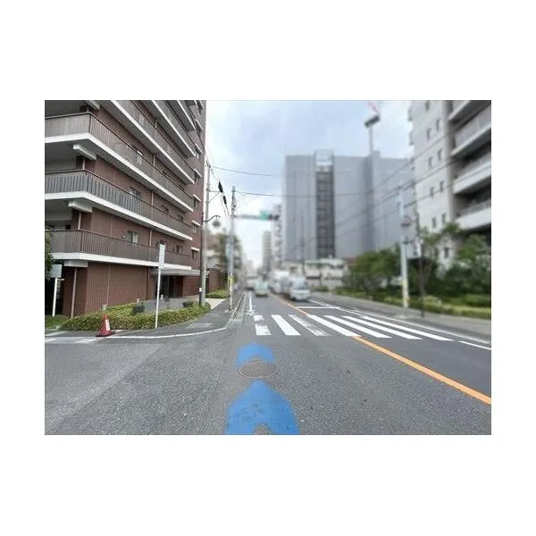 パークホームズ松戸シティフロント 前面道路(2026年7月撮影)