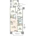 プラウド浦和岸町パサージュ 間取図