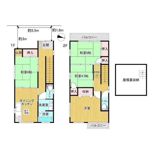 大阪市淀川区田川２丁目 間取図