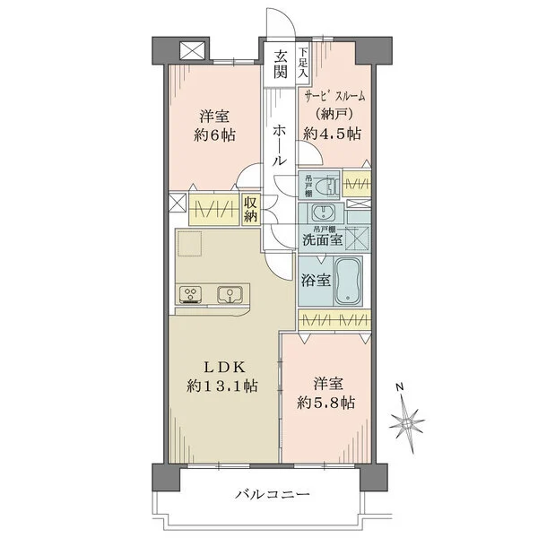 藤和ハイタウン菊井　ステージ１ 間取図