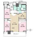 ザ・パークハウス晴海タワーズティアロレジデンス 間取図
