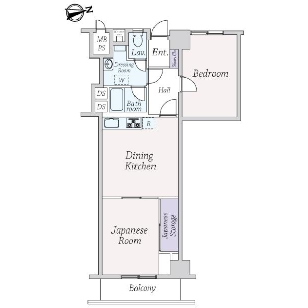 ライオンズマンション方南台 間取図