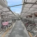 町屋ビユーハイツ 駐輪場