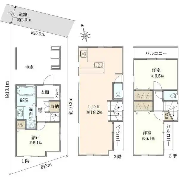 さいたま市浦和区常盤４丁目 間取図