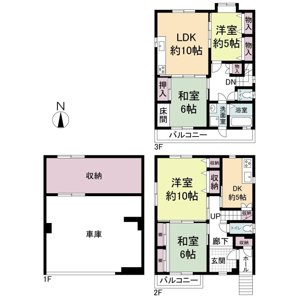 京都市北区紫野大徳寺町 間取図