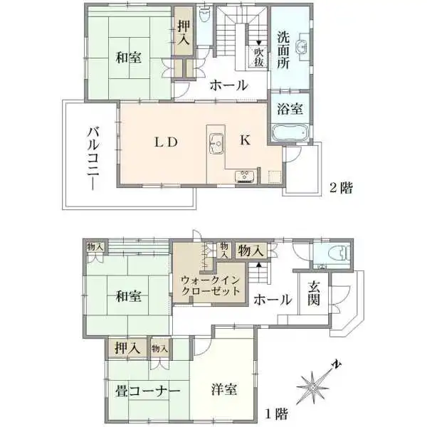柏市松葉町６丁目 間取図