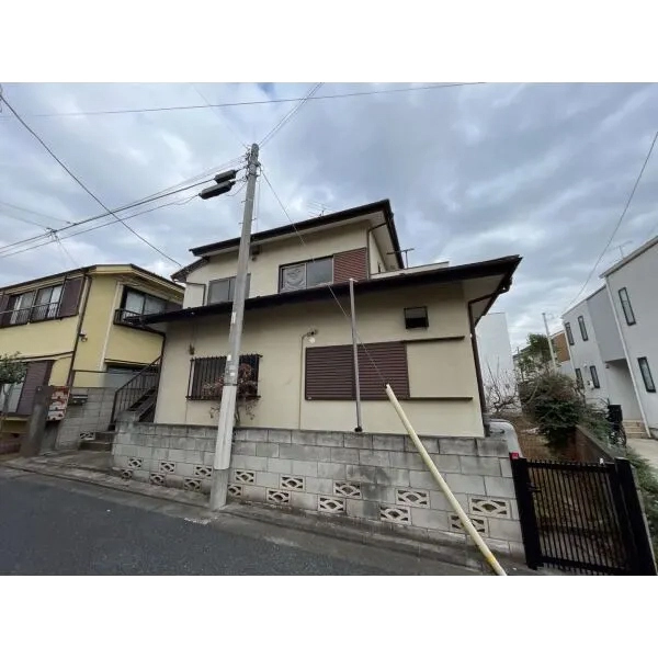 大田区北千束2丁目 現状2区画分の上に古家有。売主にて解体、更地渡し予定。