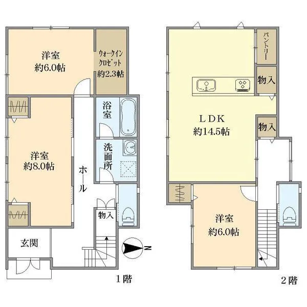渋谷区笹塚１丁目 間取図