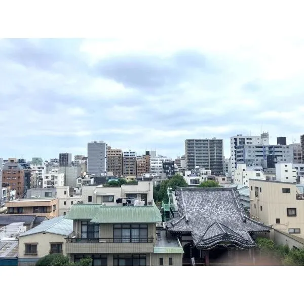 日神デュオステージ浅草松が谷 バルコニーからの眺望