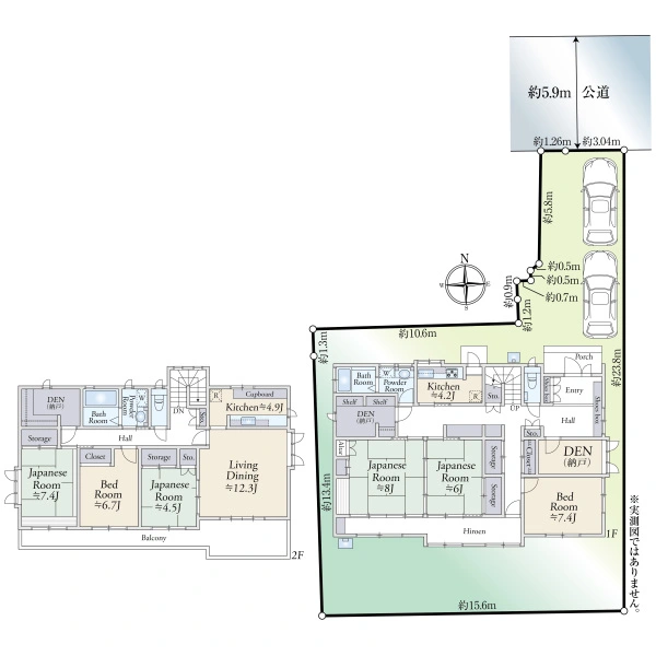 世田谷区弦巻１丁目 間取図