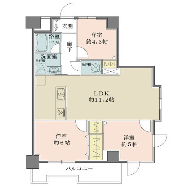 ヴィルメゾン葛西 間取図