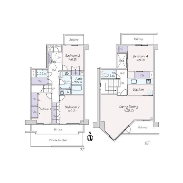 ナイスグランドステージ大倉山 間取図