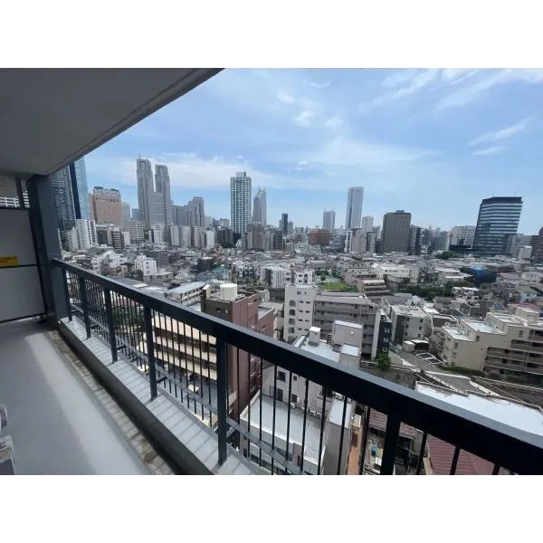 中野本町マンション バルコニーからの眺望
