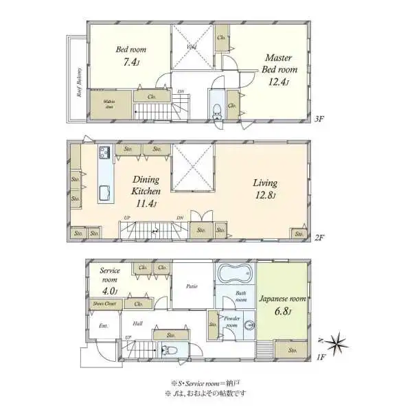 目黒区平町２丁目 間取図