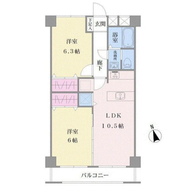ニックハイム大森第２ 間取図