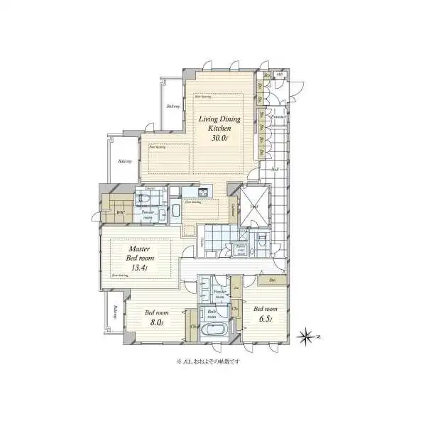 ソフィア高輪 間取図