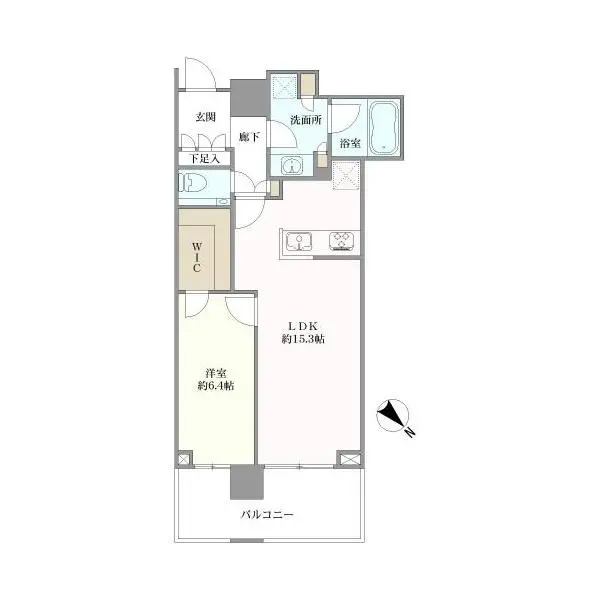 クロスエアタワー 間取図
