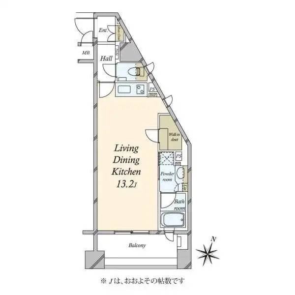 グランステューディオ中目黒 間取図