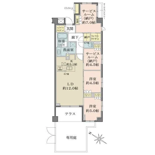 エクセレントシティ瑞江III 間取図