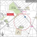 柏市大津ケ丘４丁目 現地案内図