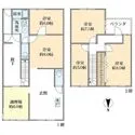 京都市右京区御室小松野町 間取図