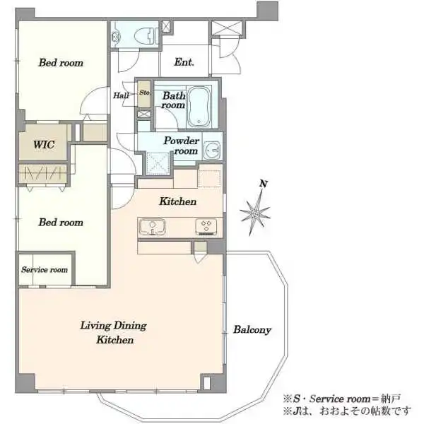 ディアナコート八雲 間取図