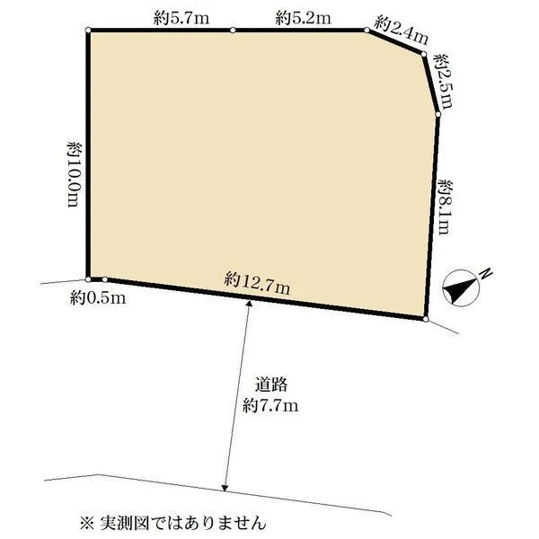 東京都足立区栗原２丁目 区画図