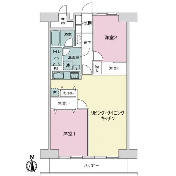 ライオンズステーションプラザ両国 間取図