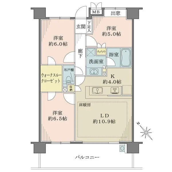 リーデンススクエア瑞江 間取図