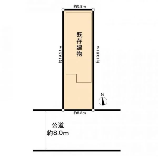 名古屋市千種区竹越1丁目 区画図