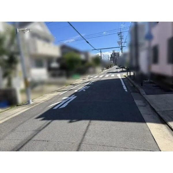 名古屋市千種区竹越1丁目 前面道路