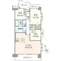 東急ドエル・アルス千住 間取図