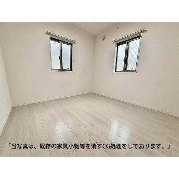 墨田区墨田２丁目 ３階　洋室　※当写真は、既存の家具小物等を消すCG処理をしております。