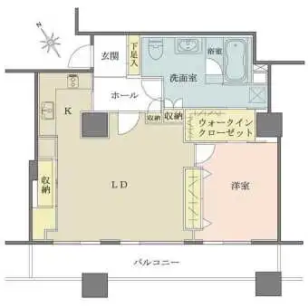 買主負担にて２LDKに変更可能