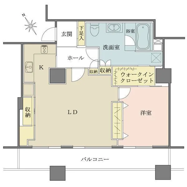 銀座タワー 買主負担にて２LDKに変更可能
